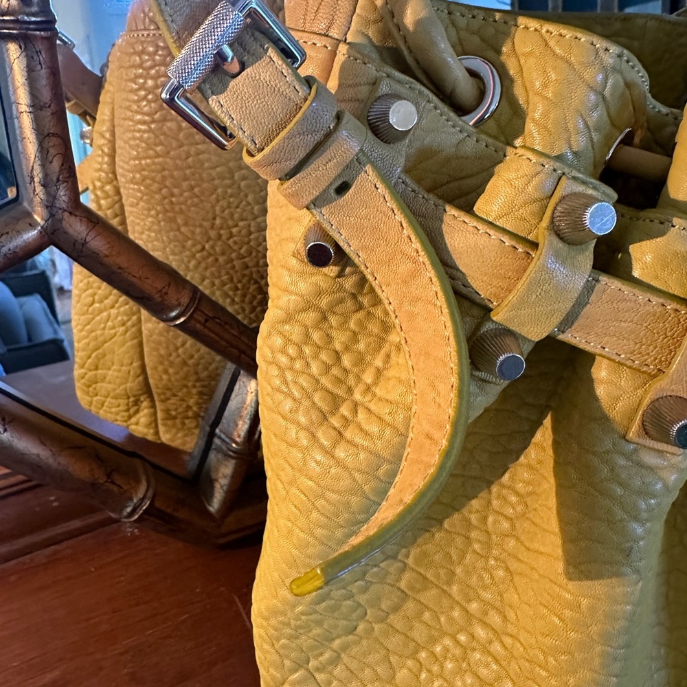 Large Alexander Wang Diego bucket bag 
Thick heavy soft yummy leather w studs - Picture 9 of 15